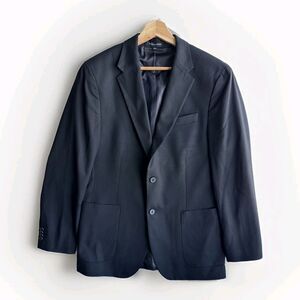 Banana Republic Black Tailored Fit Casual Blazer Jacket Men's Size 40R Workwear